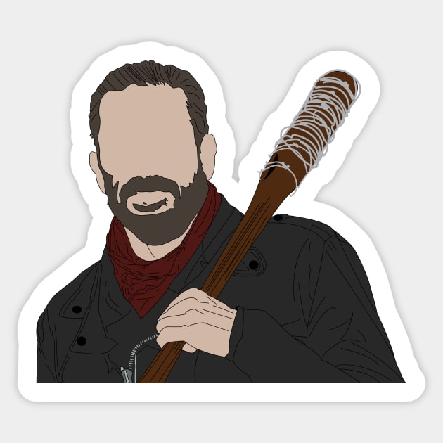 Negan Sticker by DaniVan